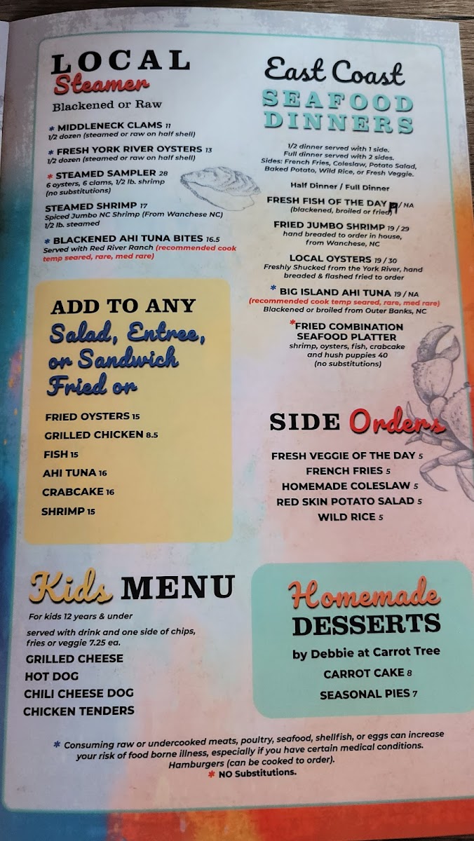 Yorktown Pub Menu - Image 3
